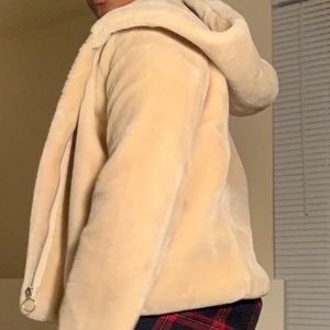 Faux fur jacket